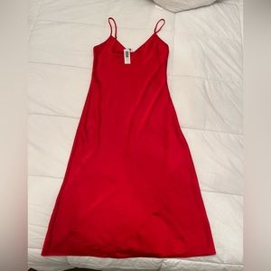 Wilfred red Christine silk dress size xsmall